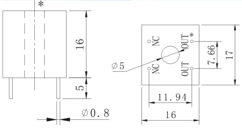 TR3119-1 Ultramicro voltage transformer